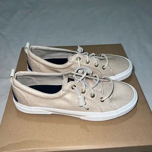 Gold Metallic Sperry Top-Sider Boat Shoes